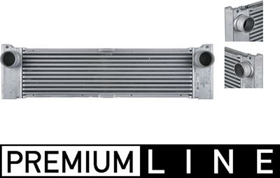 Intercooler, inlaatluchtkoeler - CI82000P - MAHLE