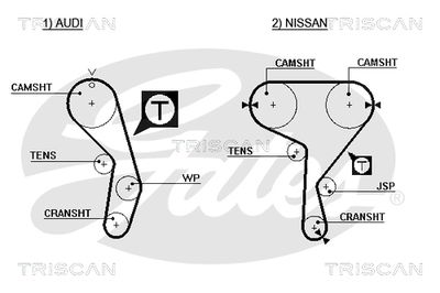 CUREA DE DISTRIBUTIE TRISCAN 86455269XS