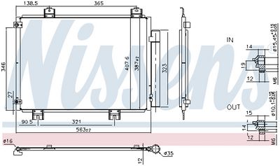 CONDENSATOR CLIMATIZARE NISSENS 941342 5