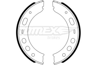 TOMEX Brakes TX 23-17 Ремкомплект барабанных колодок  для PORSCHE BOXSTER (Порш Боxстер)