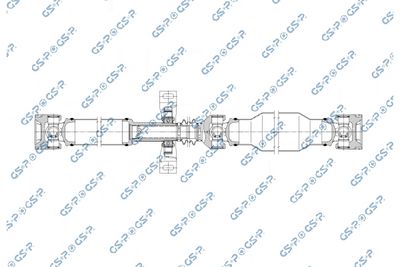 Wał napędowy, napęd osi GSP PS901857