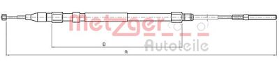 METZGER 10.4266 Трос ручного тормоза  для BMW X5 (Бмв X5)