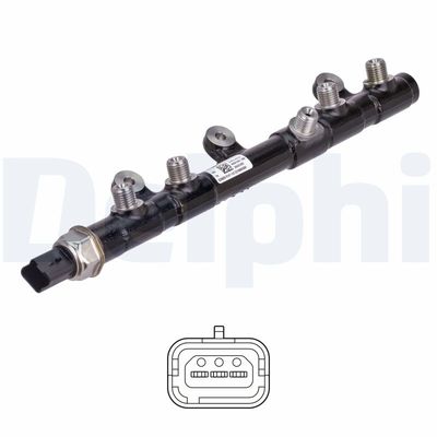 Rura rozdzielacza, paliwo DELPHI 28325380-12B1