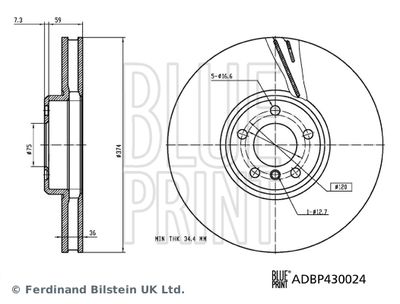 DISC FRANA BLUE PRINT ADBP430024 2