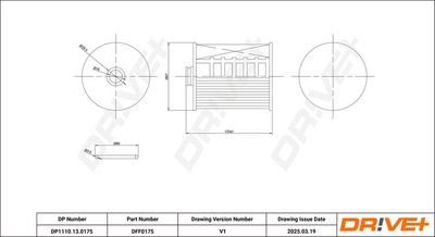 FILTRU COMBUSTIBIL DR!VE+ DP1110130175