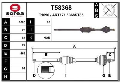 ANTRIEBSWELLE EAI T58368