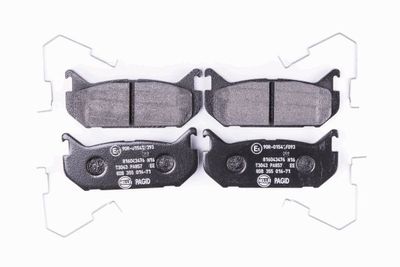 Комплект тормозных колодок, дисковый тормоз HELLA 8DB 355 016-711 для FORD USA PROBE