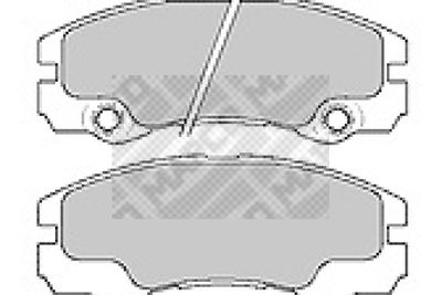 Комплект тормозных колодок, дисковый тормоз MAPCO 6585 для OPEL FRONTERA