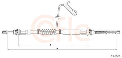 CABLU FRANA DE PARCARE