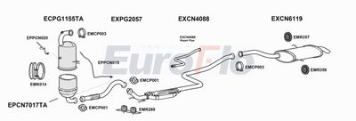 Układ wydechowy EUROFLO CNGRAP16D6004B