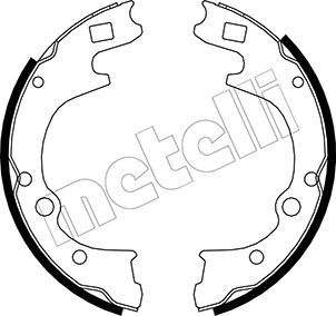 Комплект тормозных колодок METELLI 53-0221 для KIA CERES