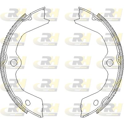 Szczęka hamulcowa, hamulec postojowy ROADHOUSE 4703.00
