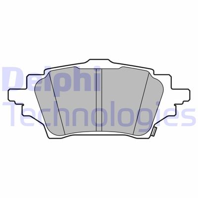 Комплект тормозных колодок, дисковый тормоз DELPHI LP3608 для TOYOTA C-HR