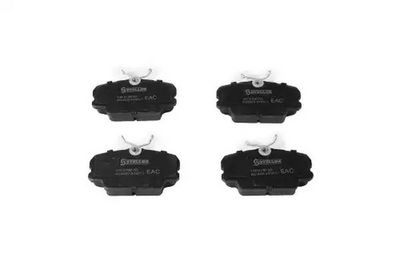 комплект спирачно феродо, дискови спирачки STELLOX 156 010B-SX