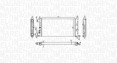 MAGNETI MARELLI Kühler, Motorkühlung