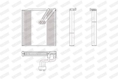 VERDAMPFER KLIMAANLAGE WALKER WEV00065 8