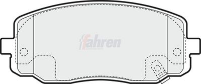 Fahren Brake Pad Set, disc brake FBP3118