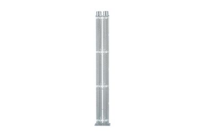 Uitlaatgassen radiator (104mm x 104mm x 45mm, buizen  gewoon patroon, door afmetingen) past: MAN EL, EM, FOC, G90, HOCL, L2000, LION´S CITY, M 2000 L, M 2000 M, M90, NG AGB-S14B23(234EA) 08.87-