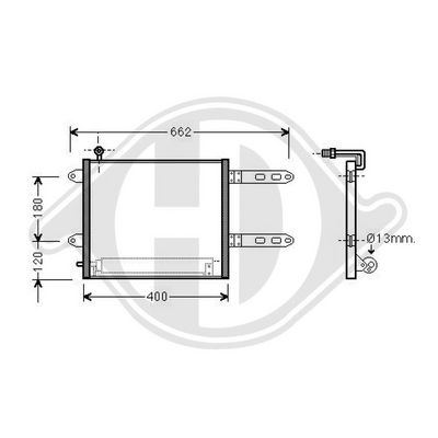 CONDENSATOR CLIMATIZARE DIEDERICHS DCC1868