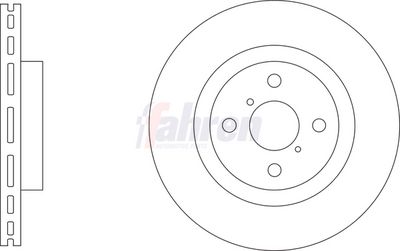 Fahren Brake Disc FBD6864