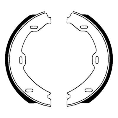 Brake Shoe Set, parking brake CRM006ABE