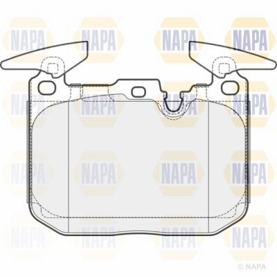 Brake Pad Set NAPA NBP1608