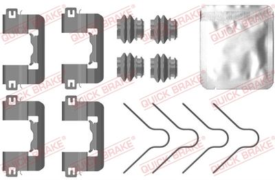 Комплектующие, колодки дискового тормоза QUICK BRAKE 109-0105 для KIA PICANTO