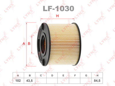 LF-1030 LYNXauto Топливный фильтр