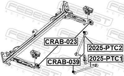 SUPORT AX FEBEST CRAB023 1