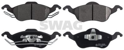 комплект спирачно феродо, дискови спирачки SWAG 50 91 6279