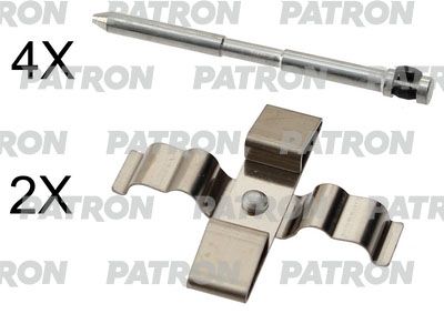Комплектующие, колодки дискового тормоза PATRON PSRK1289 для BMW 1
