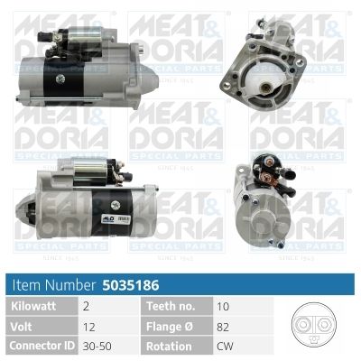 Стартер MEAT & DORIA 5035186 для CHRYSLER VOYAGER