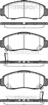 Комплект тормозных колодок, дисковый тормоз TRISCAN 8110 40057 для HONDA FR-V