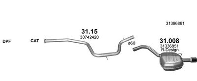 SISTEM DE ESAPAMENT POLMO POLMO01238