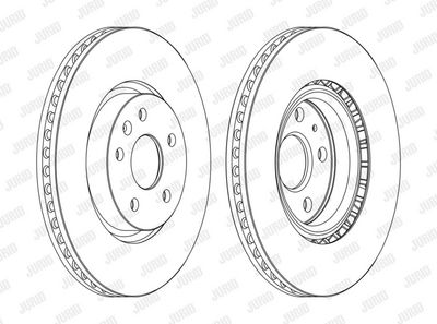BREMSSCHEIBE JURID 562464JC1 1