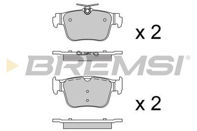 Комплект тормозных колодок, дисковый тормоз BREMSI BP3925 для CUPRA FORMENTOR
