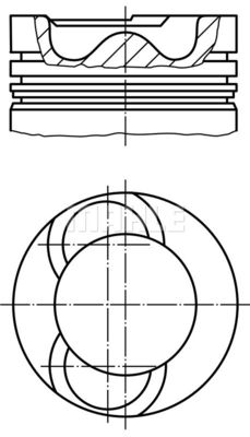 Kolv MAHLE 2097200