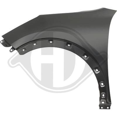 DIEDERICHS 6570007 Подкрылок для KIA NIRO (DE) 1.6 GDI Hybrid