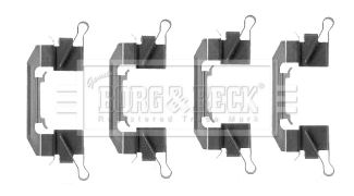 Комплектующие, колодки дискового тормоза BORG & BECK BBK1479 для NISSAN MURANO