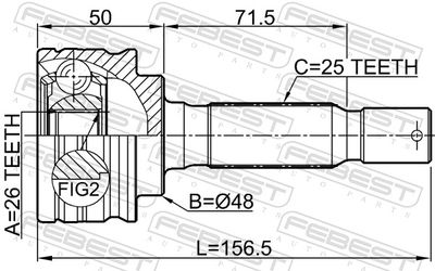 SET ARTICULATIE PLANETARA FEBEST 0410GA2RR 1