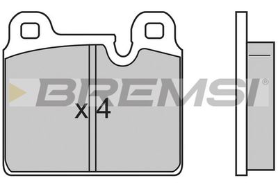 Комплект тормозных колодок, дисковый тормоз BREMSI BP2636 для OPEL MONZA
