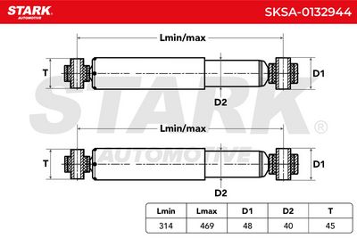 амортисьор STARK SKSA-0132944