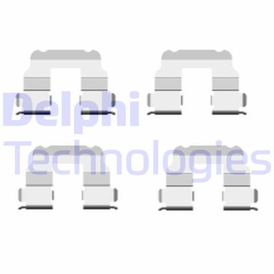 DELPHI LX0457 Скобы тормозных колодок  для FIAT CROMA (Фиат Крома)