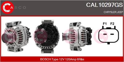 Генератор CASCO CAL10297GS для JEEP GRAND CHEROKEE