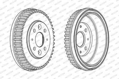 BREMSTROMMEL FERODO FDR329336 2