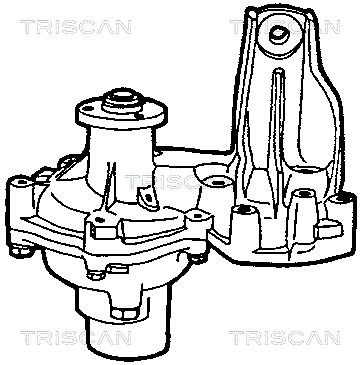 Водяной насос, охлаждение двигателя TRISCAN 8600 15886 для FIAT RITMO