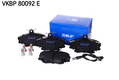 Zestaw klocków hamulcowych, hamulce tarczowe SKF VKBP 80092 E