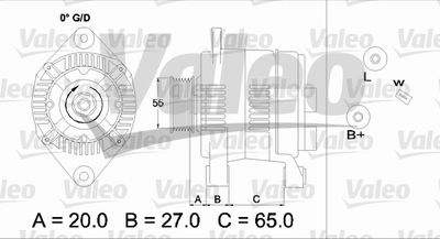 Alternator VALEO 437140