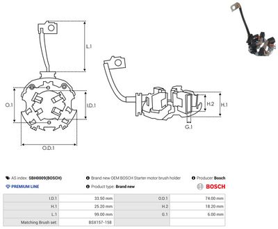 Vorschau Halter, Kohlebürsten Ansicht 2
