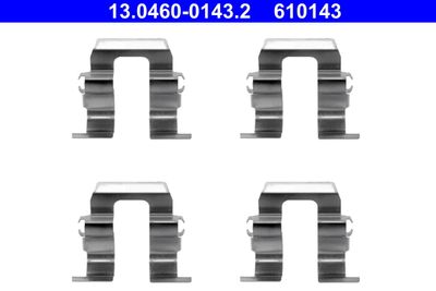 Комплектующие, колодки дискового тормоза ATE 13.0460-0143.2 для SUBARU LEGACY